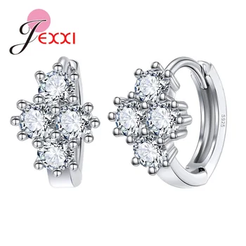 Lovely Design Shiny Crystal Inserted Flower Corn Shape Original 925 Sterling Silver Bridal Earrings Newest Style Fashion Jewelry
Lovely Design Shiny Crystal Inserted Flower Corn Shape Original 925 Sterling Silver Bridal Earrings Newest Style Fashion Jewelry
