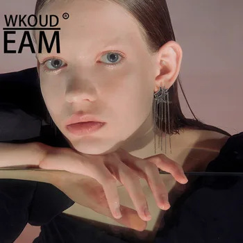 WKOUD EAM Mermaid Series Tassels Star Women Fashion Earrings 2020 New Jewelry Accessories Party Gift Серьги Pendientes ZT101 
WKOUD EAM Mermaid Series Tassels Star Women Fashion Earrings 2020 New Jewelry Accessories Party Gift Серьги Pendientes ZT101