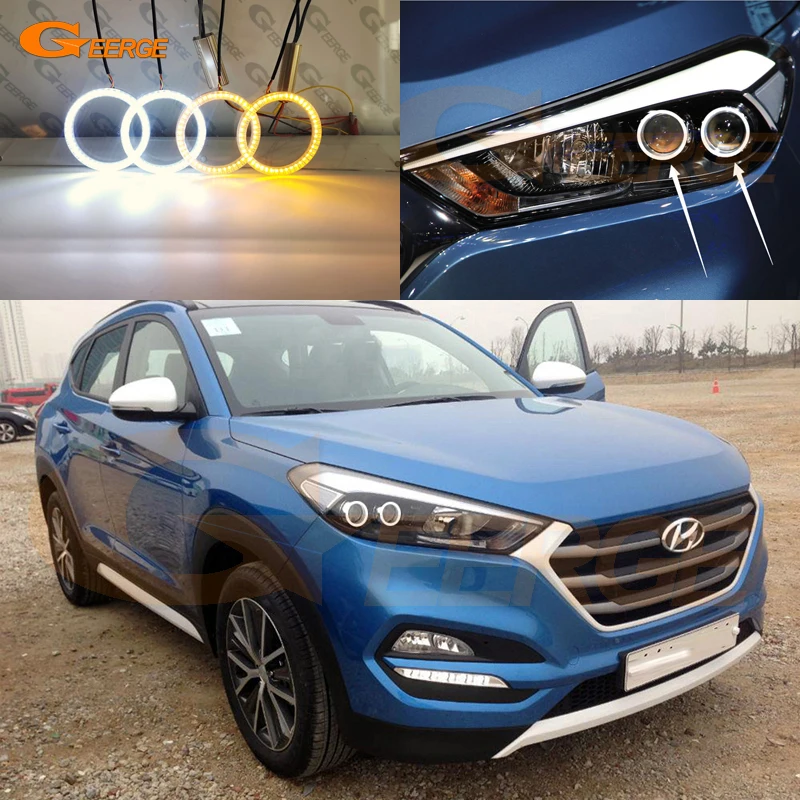 Для Hyundai Tucson TL 2015 2016 2017 2018 отличный ультра яркий ремонтный Дневной светильник с