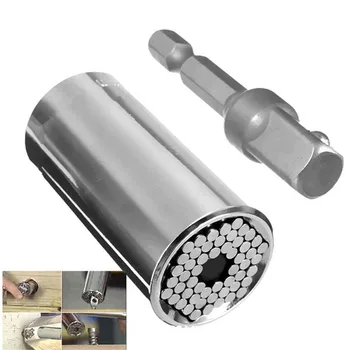 Universal Torque Wrench Magic Spanner Grip Multi Function Universal Ratchet Socket 7-19mm Power Drill Adapter Hand Tools
Universal Torque Wrench Magic Spanner Grip Multi Function Universal Ratchet Socket 7-19mm Power Drill Adapter Hand Tools
