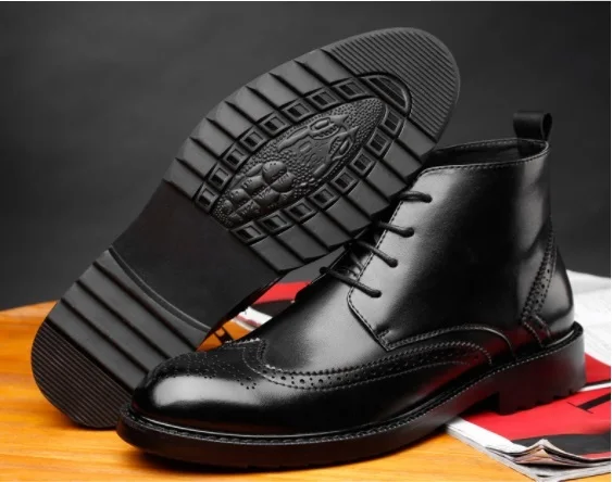 Mens New Style lace-up zi Buckle dress Boots Fashion mens Carved ankle Boot Genuine Leather Breathable low heel oxfords for men
Mens New Style lace-up zi Buckle dress Boots Fashion mens Carved ankle Boot Genuine Leather Breathable low heel oxfords for men