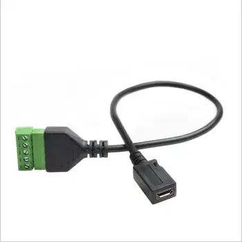 Solderless USB Connector USB micro 5Pin Female Green Solderless Terminal Cable Android Phone Data Cable
Solderless USB Connector USB micro 5Pin Female Green Solderless Terminal Cable Android Phone Data Cable