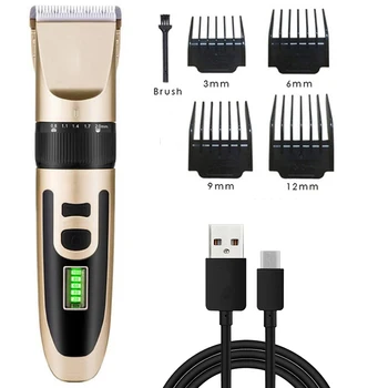 Professional Dog Clippers Pet Grooming Cat Hair Trimmer USB Rechargeable Lose-Noise LCD Display Eletric Haircut Machine
Professional Dog Clippers Pet Grooming Cat Hair Trimmer USB Rechargeable Lose-Noise LCD Display Eletric Haircut Machine