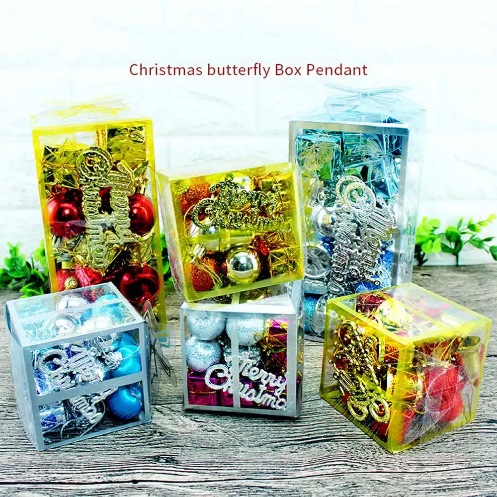 christmas gift box butterfly box christmas decoration gift box