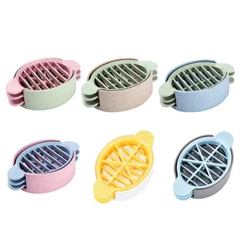 4 colors Three in one Wheat Straw Egg Cutter Convenient Multifunctional Divider Food Device Divider Slicer Egg Slicer Tool
4 colors Three in one Wheat Straw Egg Cutter Convenient Multifunctional Divider Food Device Divider Slicer Egg Slicer Tool