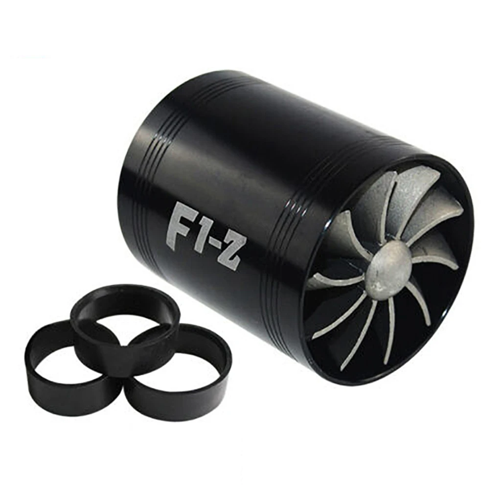 Turbocharger Twin Fan Gas Fuel Saver Turbo 2.5-2.9inch Easy installation Turbocharger Twin Fan Gas Fuel Saver Turbo 2.5-2.9inch Easy installation