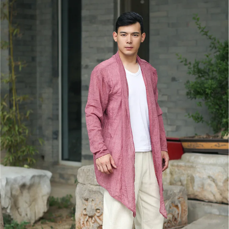 Ma Fan 2019 New Style Fine Cotton Solid Color Men Towel of Ethnic-Style Thin Autumn Clothing Coat Trench Coat College Style
Ma Fan 2019 New Style Fine Cotton Solid Color Men Towel of Ethnic-Style Thin Autumn Clothing Coat Trench Coat College Style