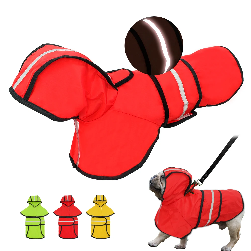 Reflective Dog Raincoat Dog Rain Jacket Waterproof Pet Coat Hoodies Jumpsuit For Small Medium Large Dogs French Bulldog S-2XL
Reflective Dog Raincoat Dog Rain Jacket Waterproof Pet Coat Hoodies Jumpsuit For Small Medium Large Dogs French Bulldog S-2XL