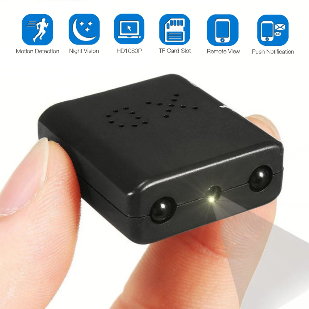 1080P Mini Camcorder WiFi Micro IP Camera Wireless Voice Video Recorder Night Vision Motion Detection Baby Monitor Home Security
1080P Mini Camcorder WiFi Micro IP Camera Wireless Voice Video Recorder Night Vision Motion Detection Baby Monitor Home Security