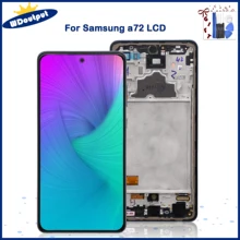 Bloc écran tactile LCD AMOLED de remplacement, 6.7 pouces, pour Samsung Galaxy A72 A725 A725F/DS, Original, pour SM-A725F=