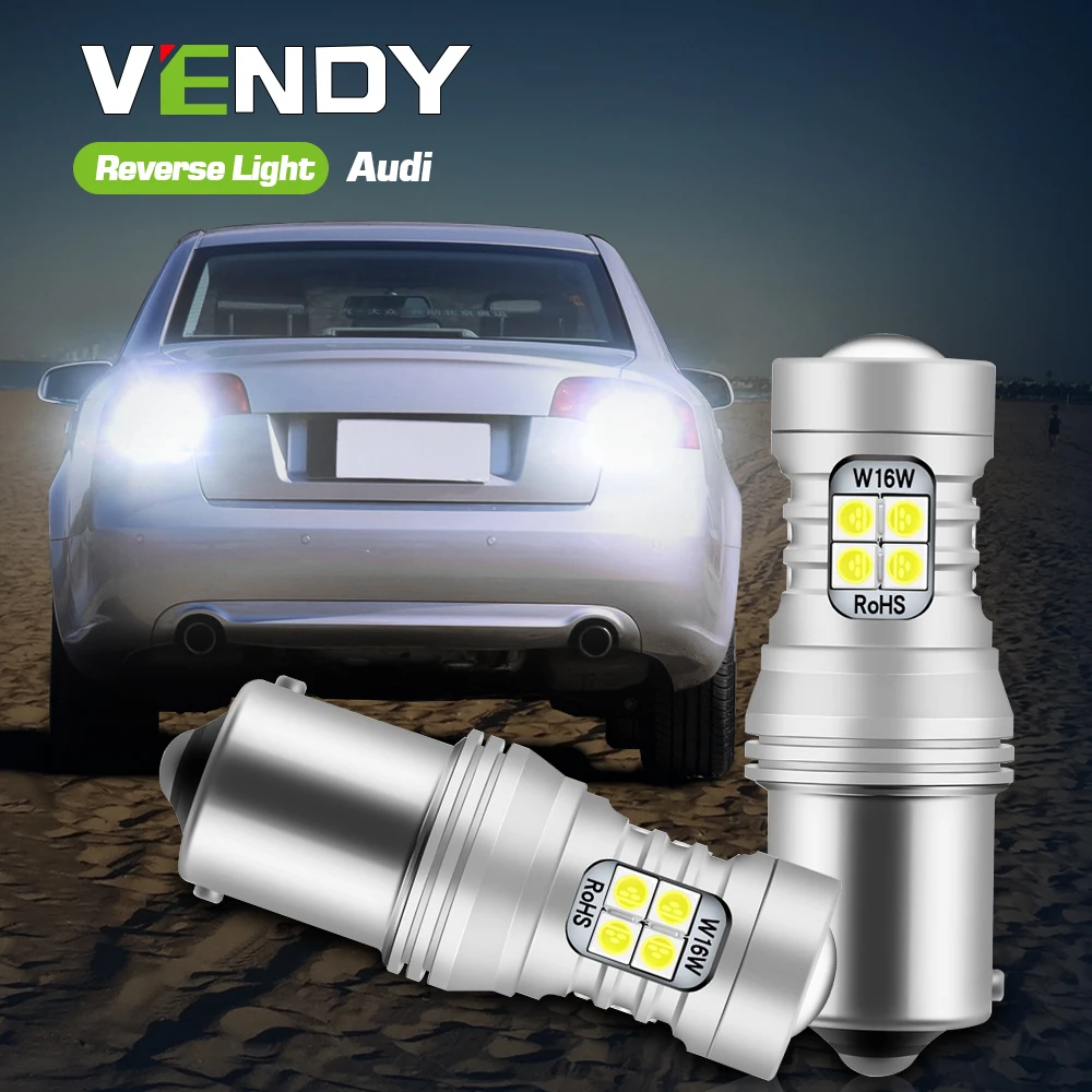 

2x LED Reverse Light Blub Backup Lamp Canbus No Error P21W BA15S 1156 For Audi A2 A3 8L A4 B5 B6 A6 C5 A8 D2 4D TT 8N 1998-2006