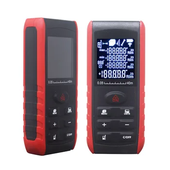 

Handheld Laser Rangefinder Digital Laser Distance Meter Area Volume Tester Level Practractor Angle Indication 40m 60m 80m 100m