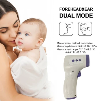 Forehead Thermometer Non Contact Infrared Thermometer Body Temperature Fever Digital Measure Tool For Baby Adult Ear Temperature
Forehead Thermometer Non Contact Infrared Thermometer Body Temperature Fever Digital Measure Tool For Baby Adult Ear Temperature