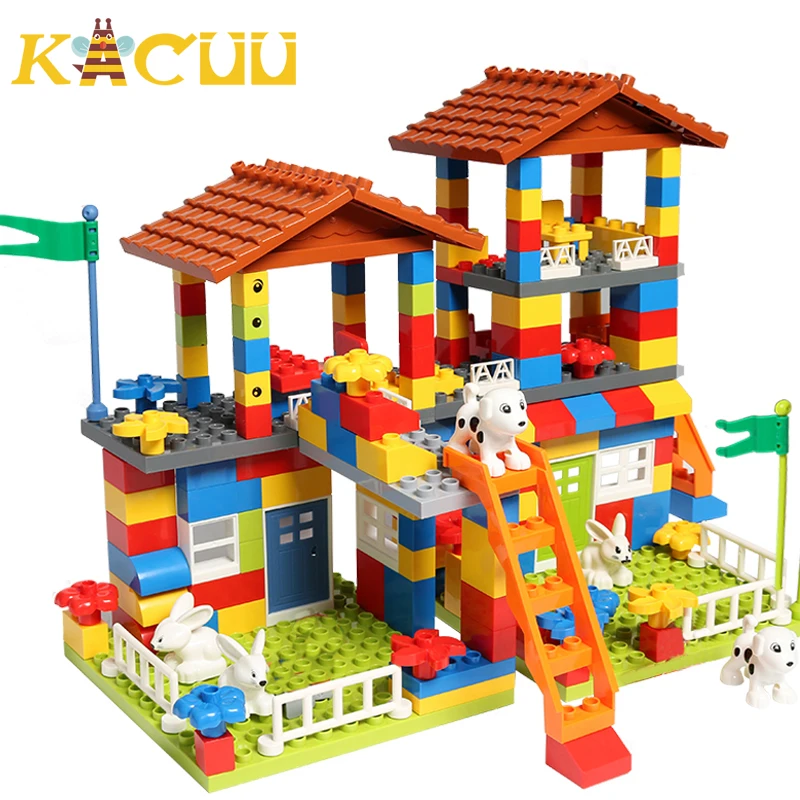 Big Particle Roof Blocks Compatible LegoINGlys Duploed City House Big Size Slide Building Blocks Castle Brick Toys For Children
Big Particle Roof Blocks Compatible LegoINGlys Duploed City House Big Size Slide Building Blocks Castle Brick Toys For Children