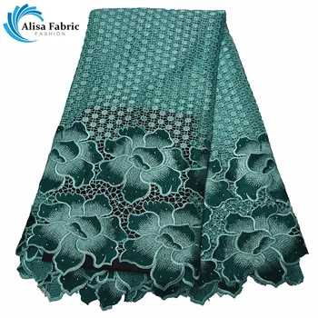 Alisa New Arrived African Cord Lace Fabric with Embroidery Lace Nigeria Guipure Lace Fabric With Stones For Fashion Big Occasion 
Alisa New Arrived African Cord Lace Fabric with Embroidery Lace Nigeria Guipure Lace Fabric With Stones For Fashion Big Occasion