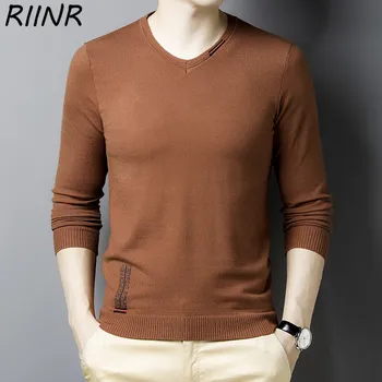 Riinr Autumn And Winter Men's Wool Sweaters Youth Men's Solid Color All-match Pullover V-neck Classic Bottoming Shirt Multicolor
Riinr Autumn And Winter Men's Wool Sweaters Youth Men's Solid Color All-match Pullover V-neck Classic Bottoming Shirt Multicolor