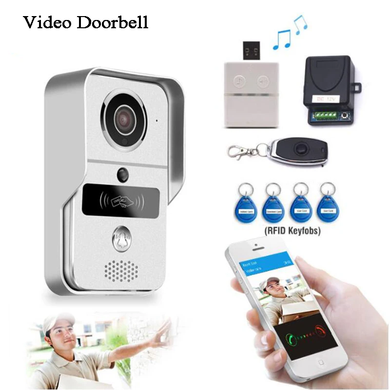 Smart Doorbell Wifi Video Intercom HD Camera Android/IOS Phone Motion Sensor Alarm Night Vision Home Office Wireless Gate opener
Smart Doorbell Wifi Video Intercom HD Camera Android/IOS Phone Motion Sensor Alarm Night Vision Home Office Wireless Gate opener
