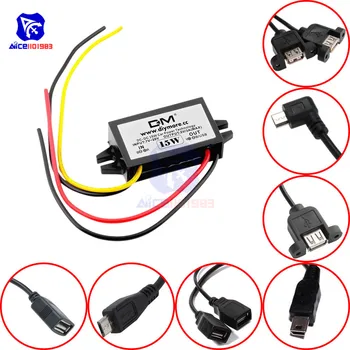 diymore DC-DC Step Down Buck Converter Power Supply Module 12V to 5V 3A 15W for Car Male Female USB Mini USB Micro USB Adapter
diymore DC-DC Step Down Buck Converter Power Supply Module 12V to 5V 3A 15W for Car Male Female USB Mini USB Micro USB Adapter