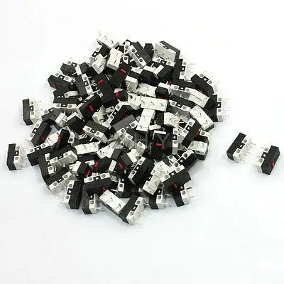 

Momentary NO NC SPDT DC 30V 0.05A Actuator Mini Micro Limit Switches 100 Pcs