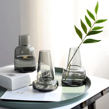 1pc Grey Glass Vase Flower Vase Green Plant Vase Home Decorative Gradient Color Vase
1pc Grey Glass Vase Flower Vase Green Plant Vase Home Decorative Gradient Color Vase