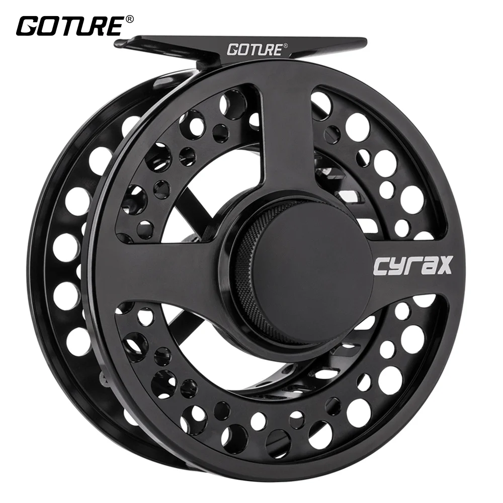 Goture Cyrax 5/6/ 7/8 WT Fly Fishing Reel CNC Machine Cut Large Arbor 3BB Fly Reel moulinet mouche For Trout
Goture Cyrax 5/6/ 7/8 WT Fly Fishing Reel CNC Machine Cut Large Arbor 3BB Fly Reel moulinet mouche For Trout