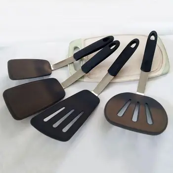 Silicone Kitchen Utensil Nonstick Cooking Utensils Spoon Soup Ladle Turner Pancakes Spatula Tong Cookware Baking Gadget
Silicone Kitchen Utensil Nonstick Cooking Utensils Spoon Soup Ladle Turner Pancakes Spatula Tong Cookware Baking Gadget