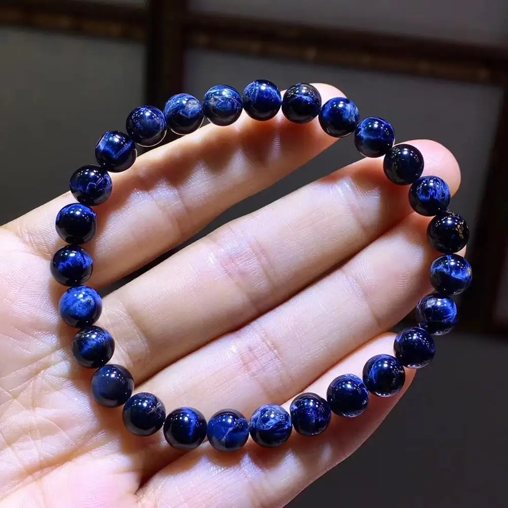 7mm 8mm Natural Blue Pietersite Bracelet From Namibia Gemstone Round Beads Stretch Healing Anniversary Gift AAAAA Drop Shipping
7mm 8mm Natural Blue Pietersite Bracelet From Namibia Gemstone Round Beads Stretch Healing Anniversary Gift AAAAA Drop Shipping