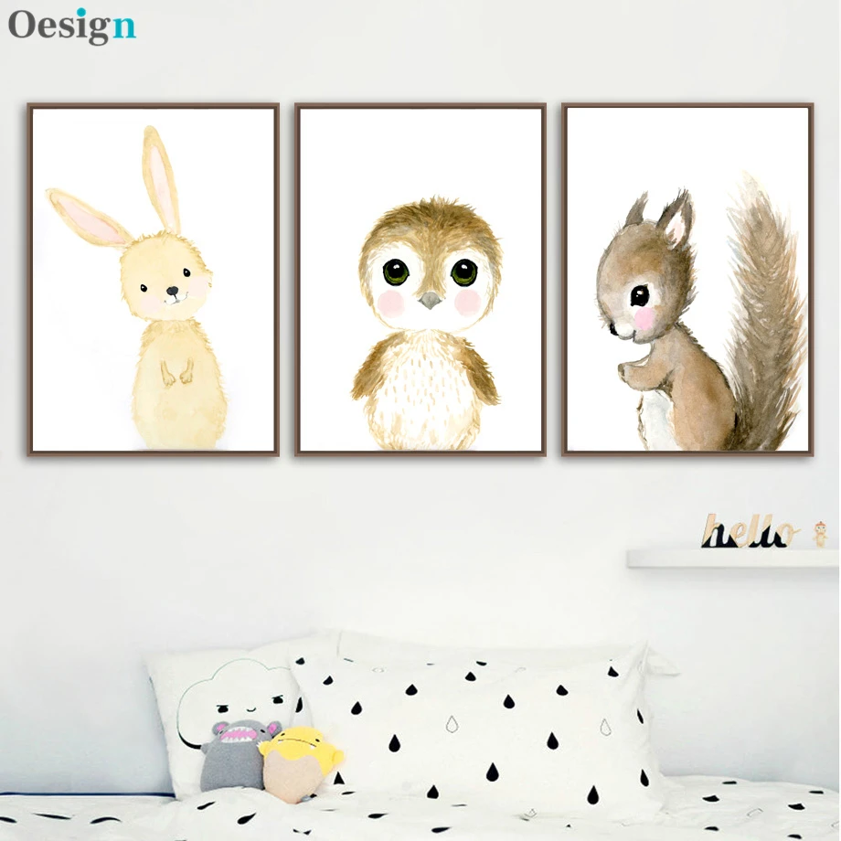 Cartoon Fox Koala Deer Rabbit Squirrel Nordic Posters And Prints Wall Art Print Canvas Painting Nursery Wall Pictures Kids Room
Cartoon Fox Koala Deer Rabbit Squirrel Nordic Posters And Prints Wall Art Print Canvas Painting Nursery Wall Pictures Kids Room