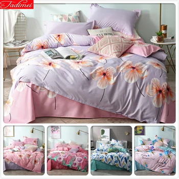 Flower Pattern 3/4 pcs Bedding Set Adult Big Double Size Duvet Cover Kids Child Soft Cotton Bedspreads Bed Linen King Queen Full
Flower Pattern 3/4 pcs Bedding Set Adult Big Double Size Duvet Cover Kids Child Soft Cotton Bedspreads Bed Linen King Queen Full