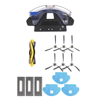 13-Pack Mopping Cloth Central Main Brush Side Brush Hepa Filter for Ecovacs Deebot Ozmo 930 Robotic & 1Pcs Mop Cloth Bracket+1Pc 
13-Pack Mopping Cloth Central Main Brush Side Brush Hepa Filter for Ecovacs Deebot Ozmo 930 Robotic & 1Pcs Mop Cloth Bracket+1Pc