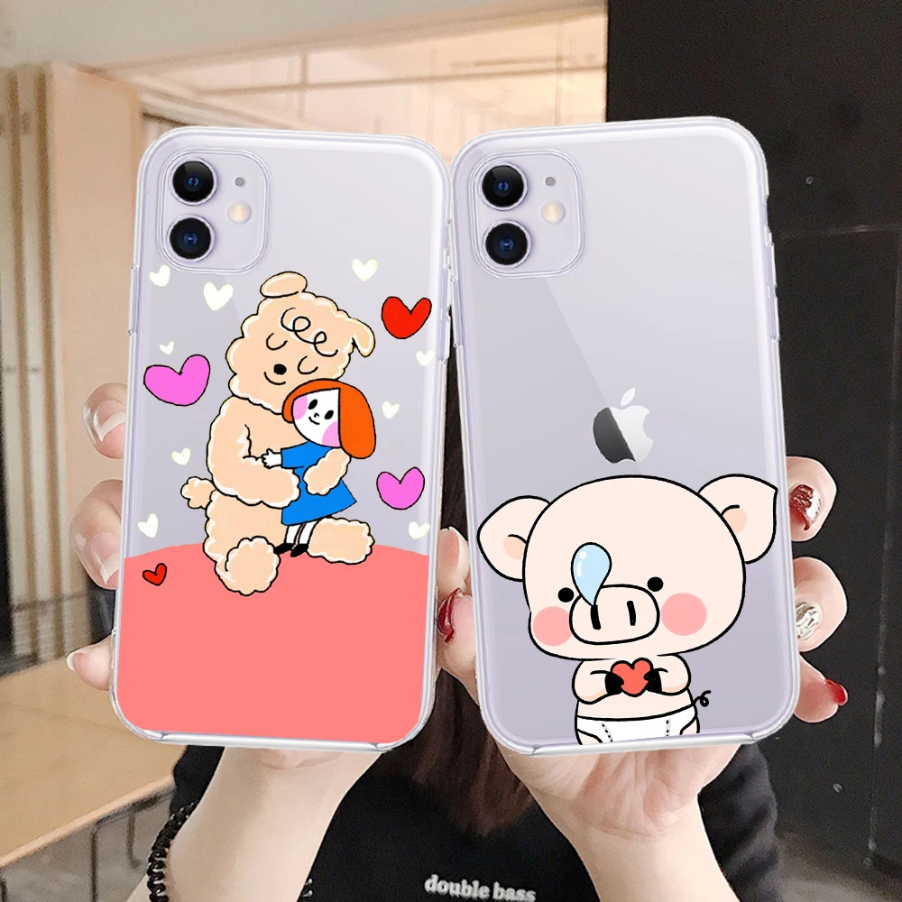 Cartoon bear pig rabbit silicone soft phone case funny bear pig rabbit matte thick phone coque for iphone 11Pro xs max xr 8 7 6S
Cartoon bear pig rabbit silicone soft phone case funny bear pig rabbit matte thick phone coque for iphone 11Pro xs max xr 8 7 6S