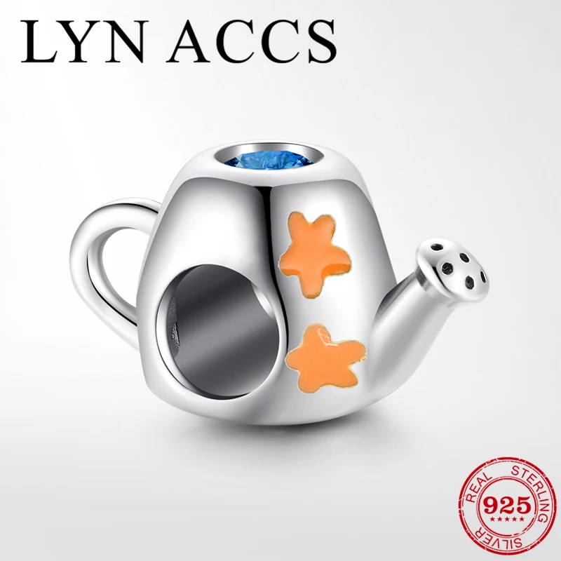 Hight Quality 925 Sterling Silver Flowers Blue CZ Watering Can Beads Charms Jewelry Making fit Original Pandora Charm Bracelets
Hight Quality 925 Sterling Silver Flowers Blue CZ Watering Can Beads Charms Jewelry Making fit Original Pandora Charm Bracelets