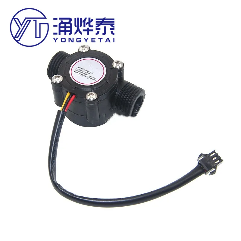 YF-S201 water flow sensor / 4 points G1/2 interface water heater water dispenser water dispenser Hall flowmeter
YF-S201 water flow sensor / 4 points G1/2 interface water heater water dispenser water dispenser Hall flowmeter