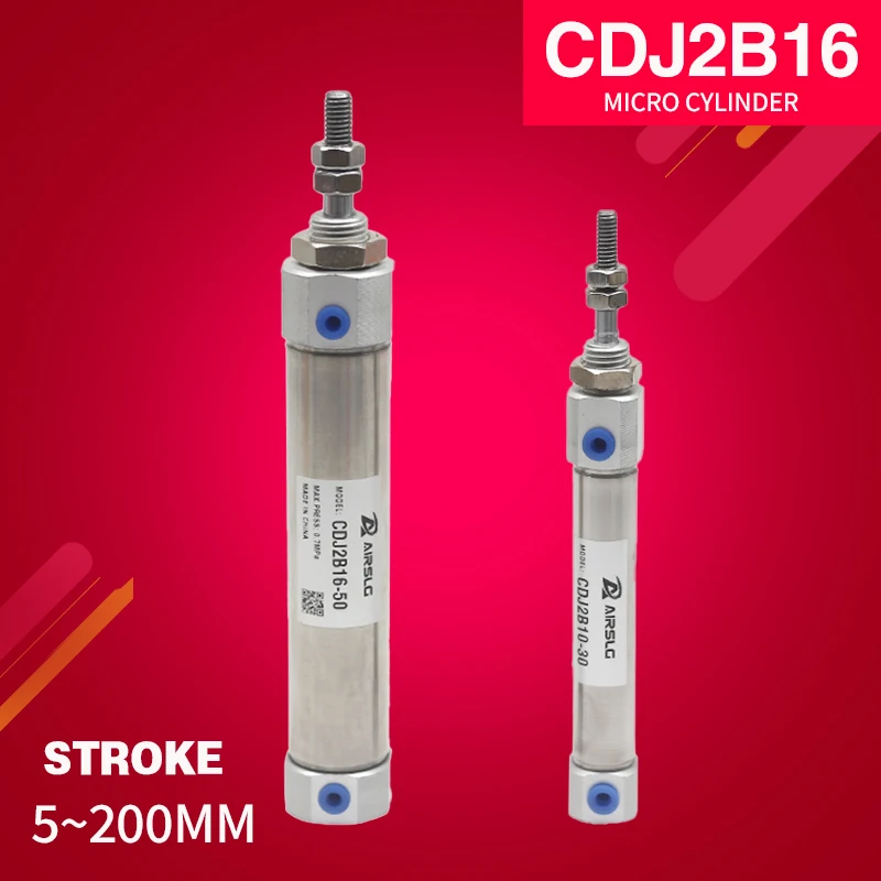 Free Shipping CDJ2B CDJ2B16 Mini Pneumatic Cylinder Double Acting Single Rod-5-10-20-25-30-35-40-45-50-60-75-100-125-150-175-200
Free Shipping CDJ2B CDJ2B16 Mini Pneumatic Cylinder Double Acting Single Rod-5-10-20-25-30-35-40-45-50-60-75-100-125-150-175-200