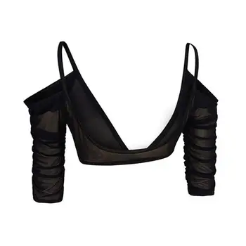 Women Both Side Mesh Tops Front Button Transparent Seamless Shaper Blouse Plus Size Arm Shirt X4M0
Women Both Side Mesh Tops Front Button Transparent Seamless Shaper Blouse Plus Size Arm Shirt X4M0