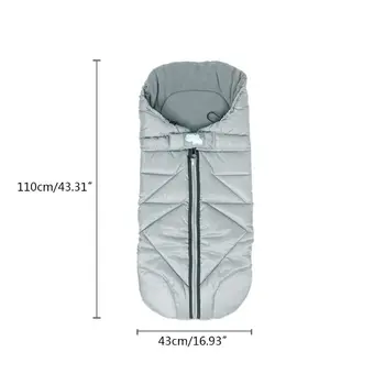 Infant Stroller Sleeping Bag Winter Baby Warm Footmuff Anti-kicking Sleepsack U50F
Infant Stroller Sleeping Bag Winter Baby Warm Footmuff Anti-kicking Sleepsack U50F