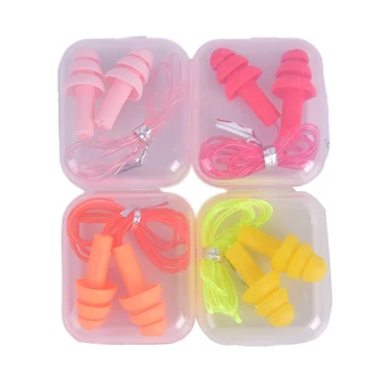1Pair Soft Silicone Corded Ear Plugs Ears Protector Reusable Hearing Protection Noise Reduction Earplugs Earmuff Sleep
1Pair Soft Silicone Corded Ear Plugs Ears Protector Reusable Hearing Protection Noise Reduction Earplugs Earmuff Sleep