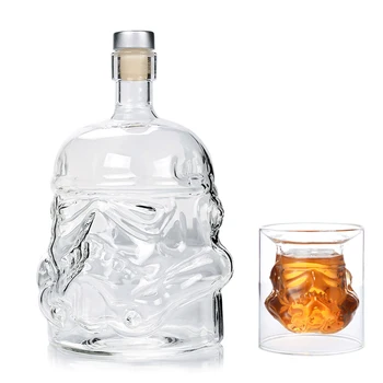 Cool Star Wars Storm trooper Helmet Whiskey Decanter Crystal Glass Wine Decanter Bottle Magic Aerator Wine Glasses Accessories
Cool Star Wars Storm trooper Helmet Whiskey Decanter Crystal Glass Wine Decanter Bottle Magic Aerator Wine Glasses Accessories