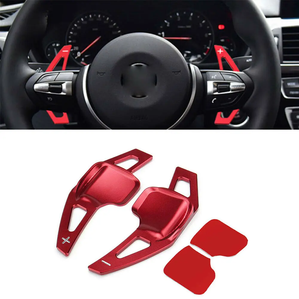 2 pieces aliminum alloy Red Steering Wheel Shifter Gear Paddle DSG Extension For BMW 3 5 Series F10 F30
2 pieces aliminum alloy Red Steering Wheel Shifter Gear Paddle DSG Extension For BMW 3 5 Series F10 F30
