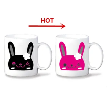 Cute Rabbit Color Changing Mug Magic Temperature Chameleon Mugs Heat Sensitive Cup Coffee Tea Milk Cups Novelty Gifts
Cute Rabbit Color Changing Mug Magic Temperature Chameleon Mugs Heat Sensitive Cup Coffee Tea Milk Cups Novelty Gifts