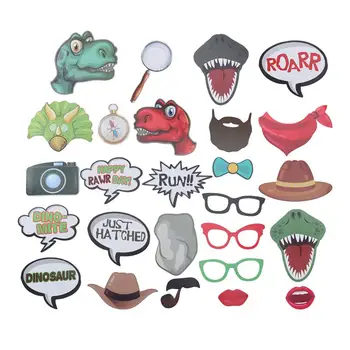 26pcs Photo Props Dinosaur Photo Booth Photo Shooting Photography Accessories Props for Birthday Theme Party Costume Party
26pcs Photo Props Dinosaur Photo Booth Photo Shooting Photography Accessories Props for Birthday Theme Party Costume Party