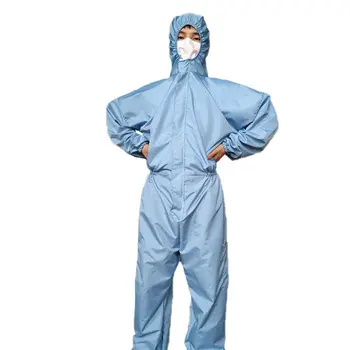 Blue Coverall Hazmat Suit Protection Protective Disposable Anti-bacteria Clothing Disposable Factory Hospital Safety Clothing
Blue Coverall Hazmat Suit Protection Protective Disposable Anti-bacteria Clothing Disposable Factory Hospital Safety Clothing