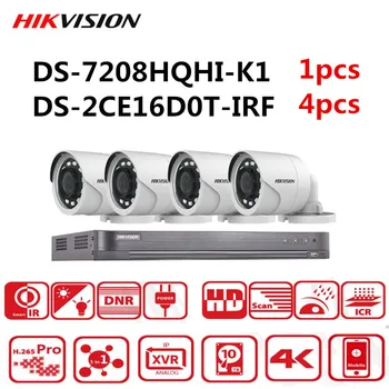 Hikvision Original 4CH DVR 1080P KIT Surveillance Video Recorder DS-7208HQHI-K1 1080P Bullet Analog Camera DS-2CE16D0T-IRF
Hikvision Original 4CH DVR 1080P KIT Surveillance Video Recorder DS-7208HQHI-K1 1080P Bullet Analog Camera DS-2CE16D0T-IRF