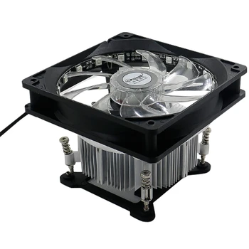HXHF CPU Cooler LED Cooling Fan Computer Desktop Fan Mute 12cm Fan with Colorful Light Effect for 115 Series(Black)
HXHF CPU Cooler LED Cooling Fan Computer Desktop Fan Mute 12cm Fan with Colorful Light Effect for 115 Series(Black)