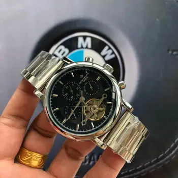 Patek- Philippe- New Automatic Mechanical Men Watch Silver Blue Stainless Steel Transparent Sapphire Glass AAA Glide Watches 699 
Patek- Philippe- New Automatic Mechanical Men Watch Silver Blue Stainless Steel Transparent Sapphire Glass AAA Glide Watches 699