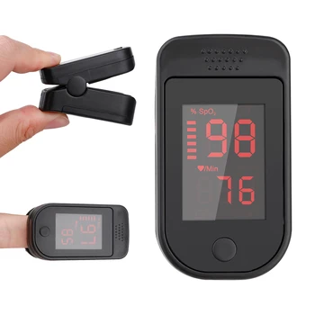 Blood Oximeter Finger Pulse Oximeter Fingertip LED Pulse Saturation Monitor Blood Pressure Meter Heart Rate Detector Health Tool
Blood Oximeter Finger Pulse Oximeter Fingertip LED Pulse Saturation Monitor Blood Pressure Meter Heart Rate Detector Health Tool