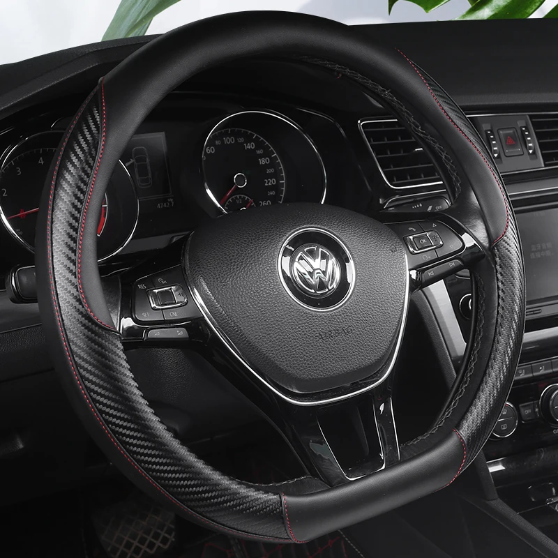 D Shape O shape Car Steering Wheel Cover Non-slip PU Leather for POLO GOLF 7 Scirocco Suzuki Swift Nissan Rogue High Quality
D Shape O shape Car Steering Wheel Cover Non-slip PU Leather for POLO GOLF 7 Scirocco Suzuki Swift Nissan Rogue High Quality