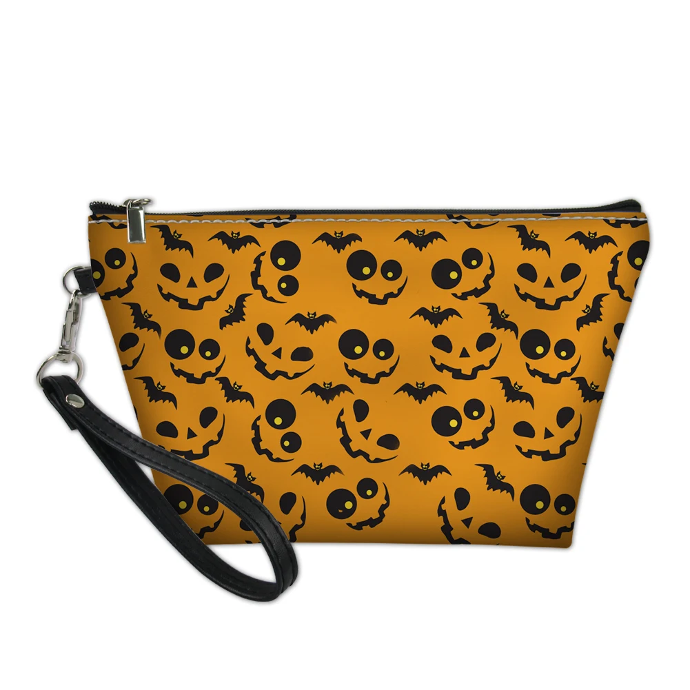 Halloween Cartoon Ghost Pumpkin Lantern Bat Print Cosmetic Bags Women Makeup Bag Nightmare Pouch Case Neceser Mujer
Halloween Cartoon Ghost Pumpkin Lantern Bat Print Cosmetic Bags Women Makeup Bag Nightmare Pouch Case Neceser Mujer