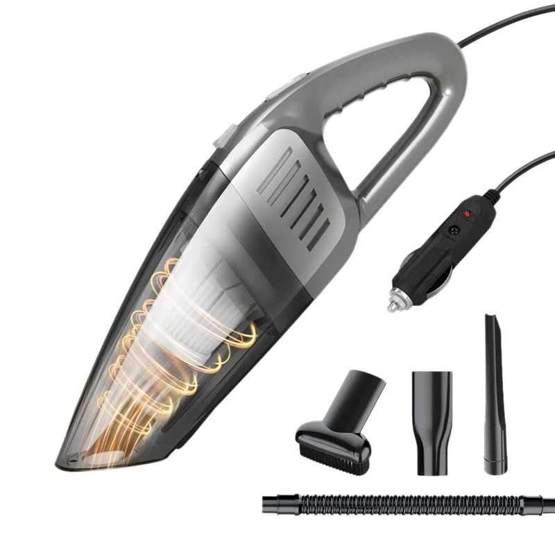 Car Vacuum Cleaner 120W 6000PA High Powerful Handheld Vacuum Cleaner with 16.4FT Power Cord for Car Strong Suction Black
Car Vacuum Cleaner 120W 6000PA High Powerful Handheld Vacuum Cleaner with 16.4FT Power Cord for Car Strong Suction Black