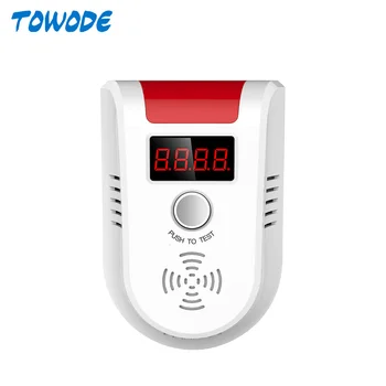 Towode GD13 LPG GAS Detector Wireless Digital LED Display Combustible Gas Detector for G90B S5 KERUI Home Alarm System
Towode GD13 LPG GAS Detector Wireless Digital LED Display Combustible Gas Detector for G90B S5 KERUI Home Alarm System